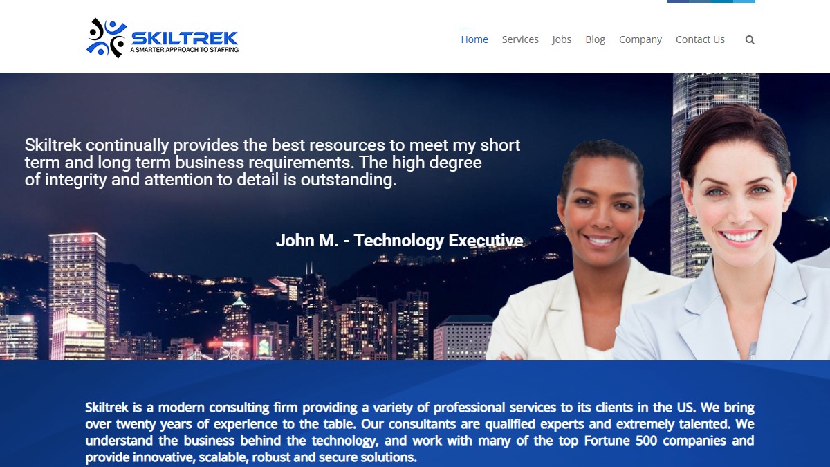 Skiltrek Staffing logo